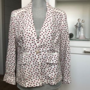 Linen Casio. Short light weight blazer size Small